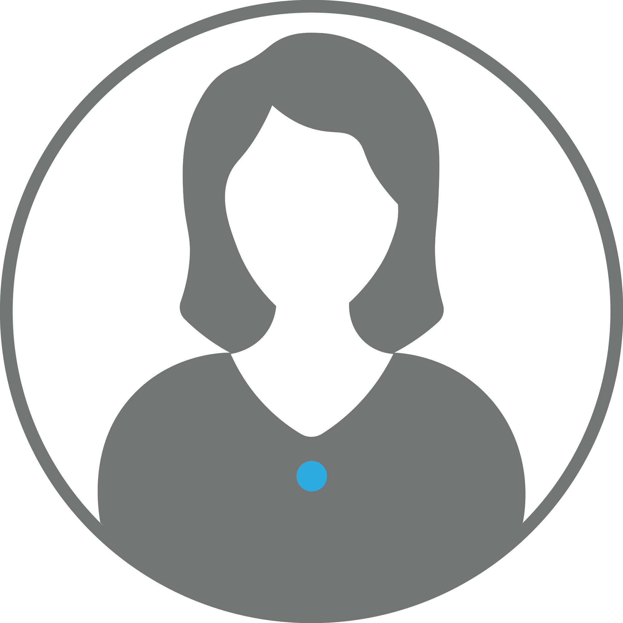 Client testimonial profile icon