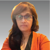 Portrait of Priya — Head of Strategy