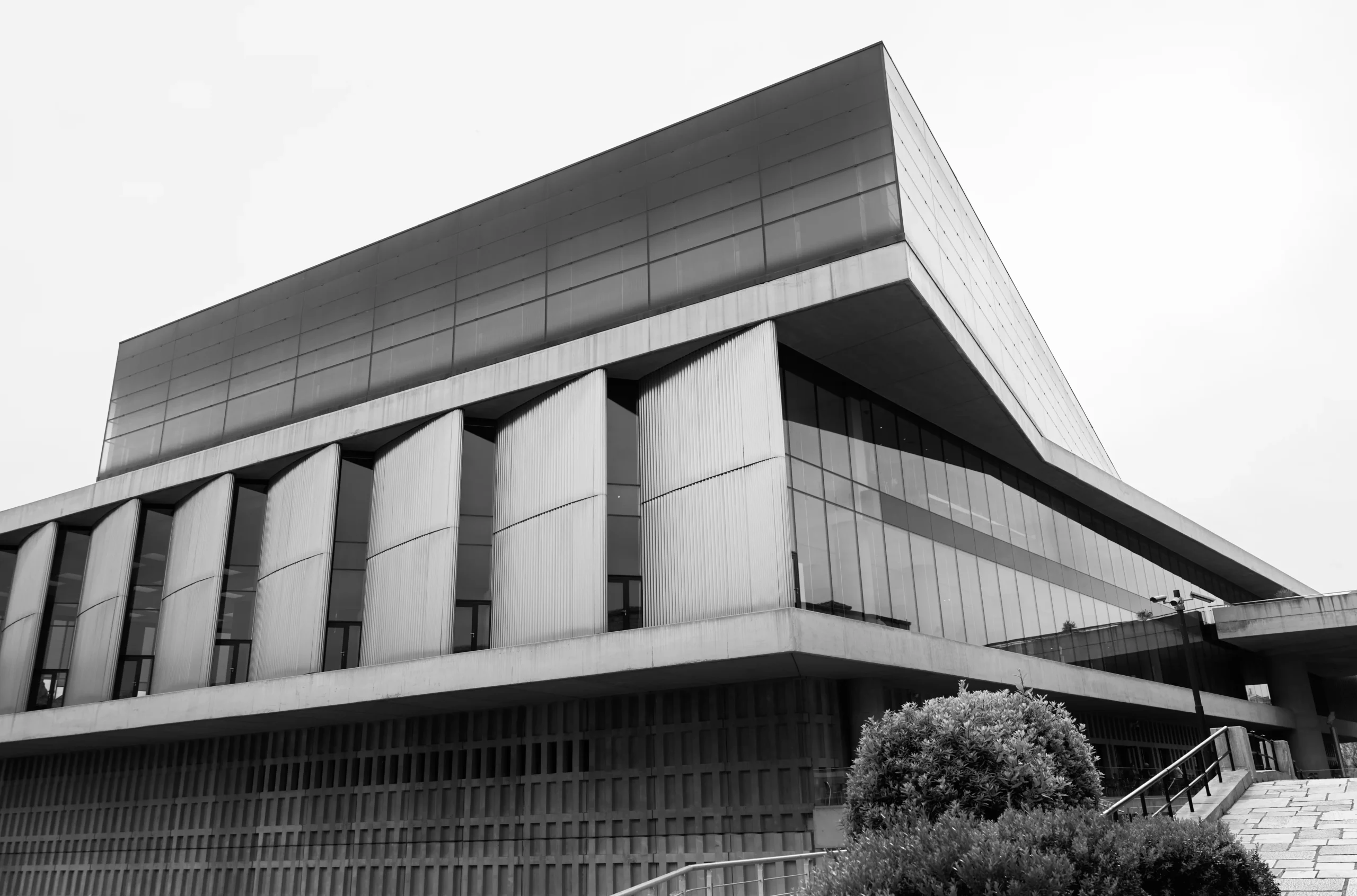 Modern public building architecture
